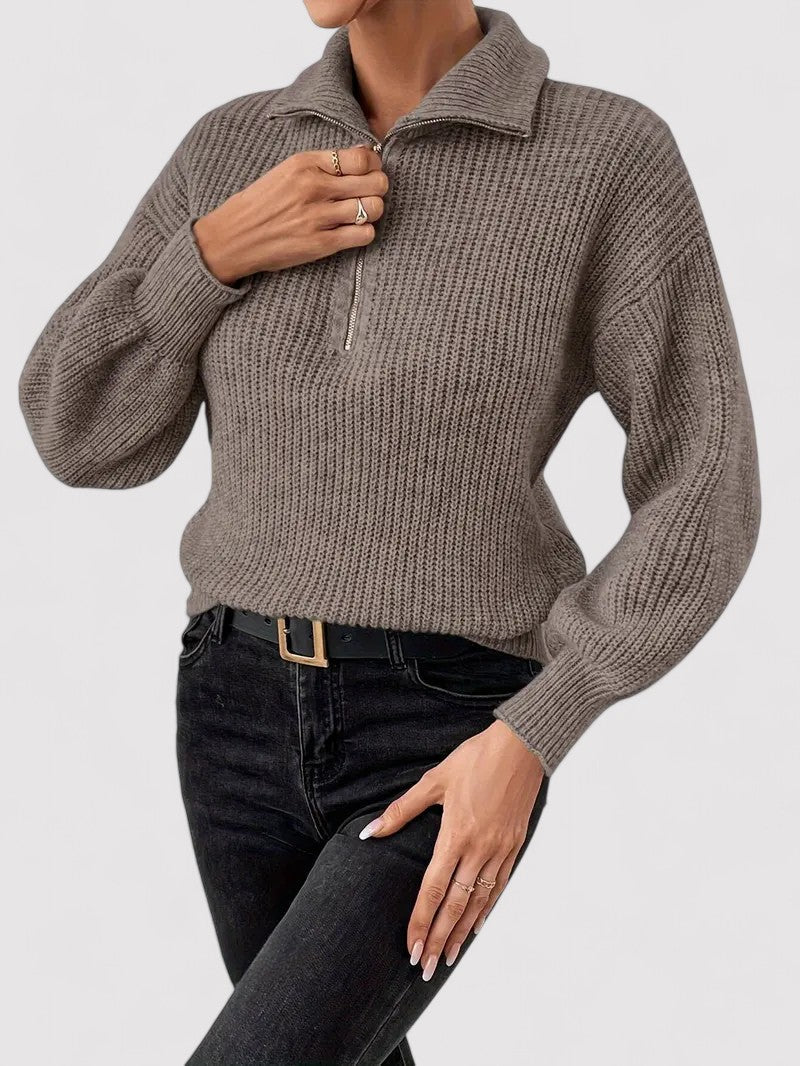 Ancien | Half Zip Women's Sweater afbeelding 3