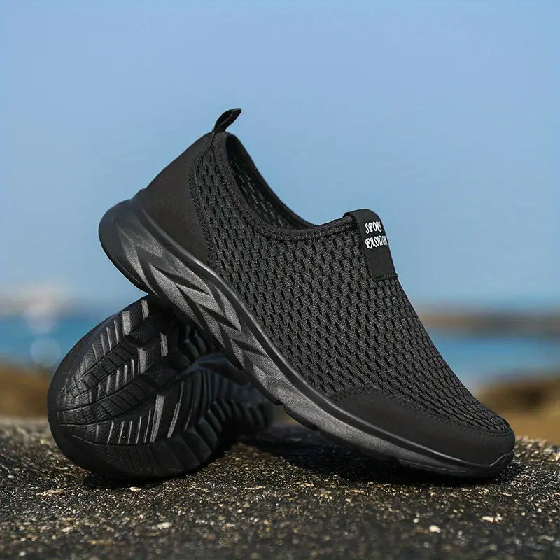 Miles | Men's breathable and lightweight casual mesh slip-on walking shoes