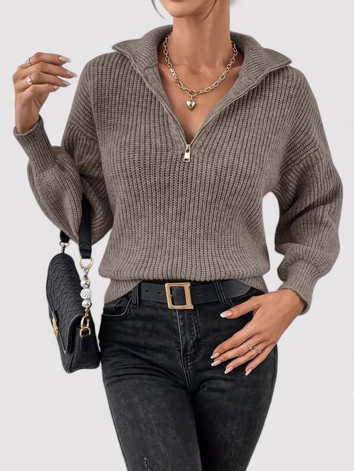 Ancien | Half Zip Women's Sweater afbeelding 1