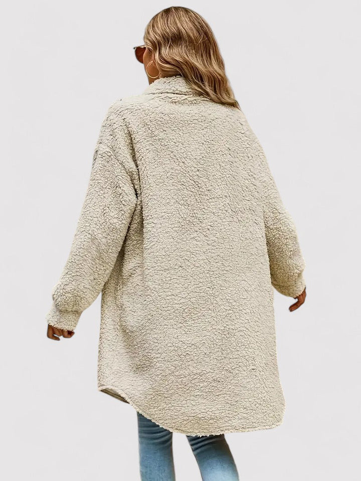 Ancien | Apricot Teddy Fleece Jacket afbeelding 2