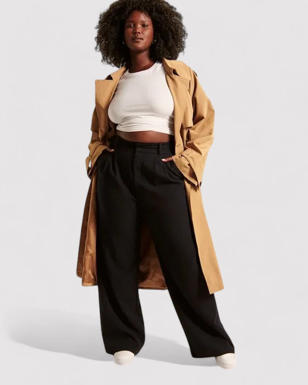 Ancien | Women's High-Waisted Flared Trousers afbeelding 6