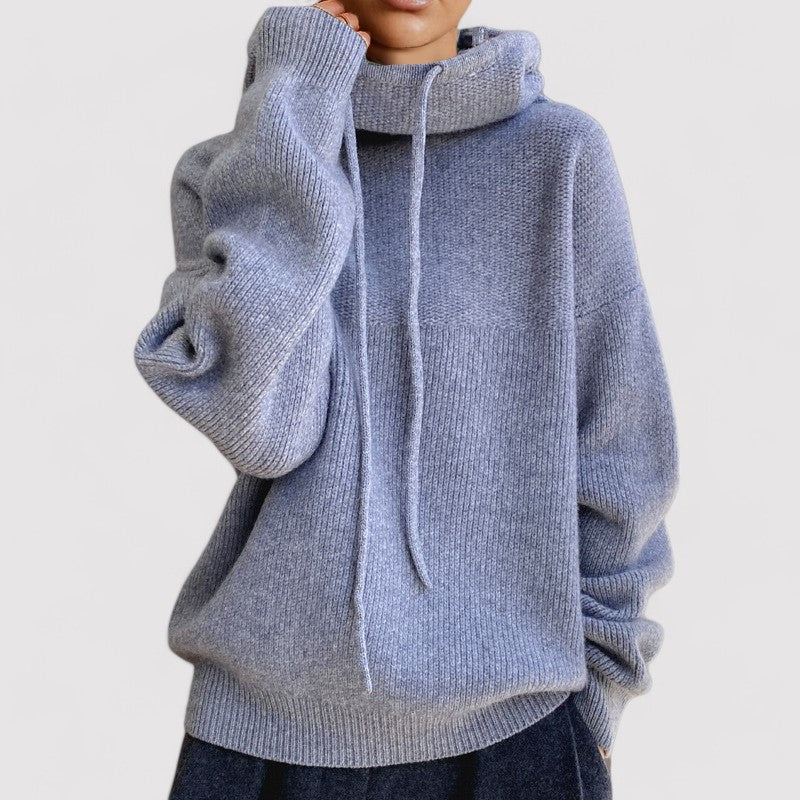 Ancien | Women's Wool Knitted Hoodie afbeelding 5