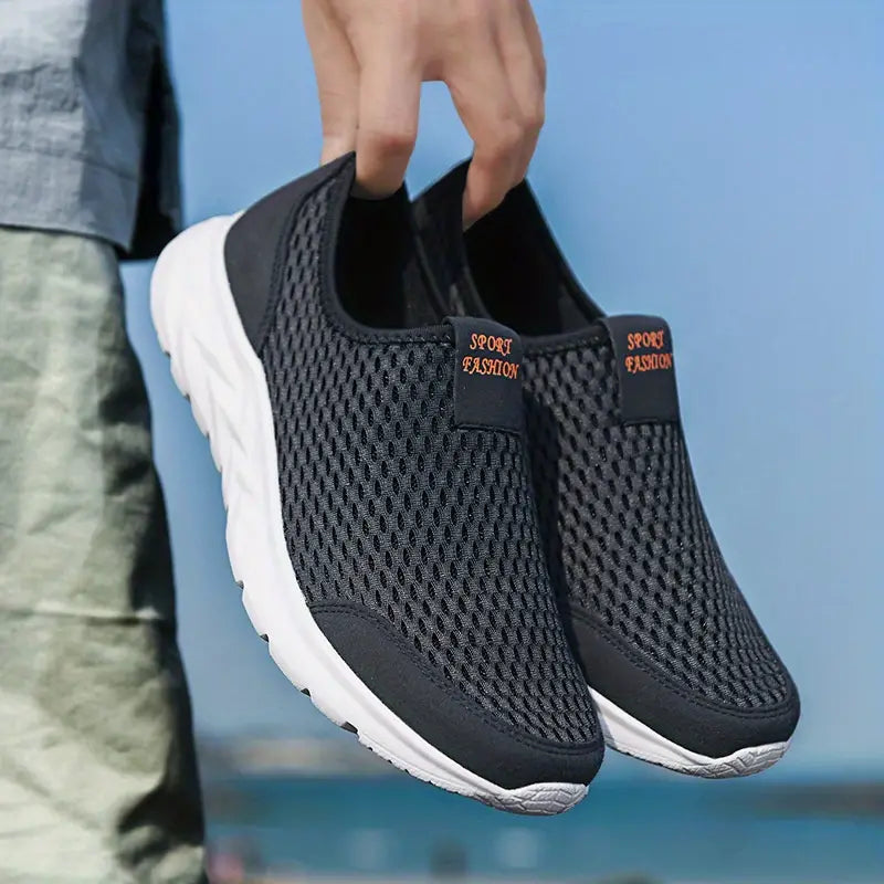 Miles | Men's breathable and lightweight casual mesh slip-on walking shoes