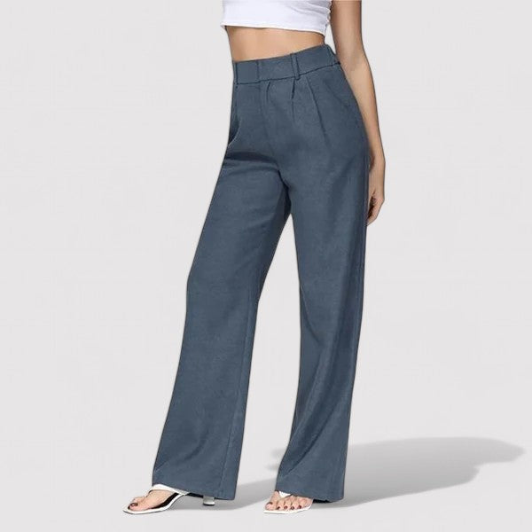 Ancien | Women's High-Waisted Flared Trousers afbeelding 15