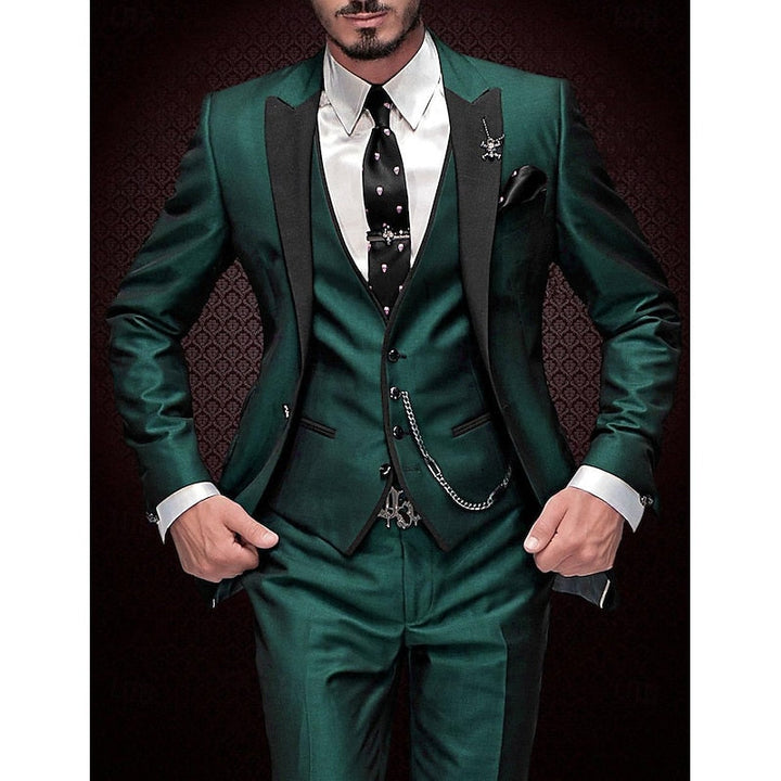 Three-Piece Linen Set for Men: Business Blazer, Vest and Trousers afbeelding 2