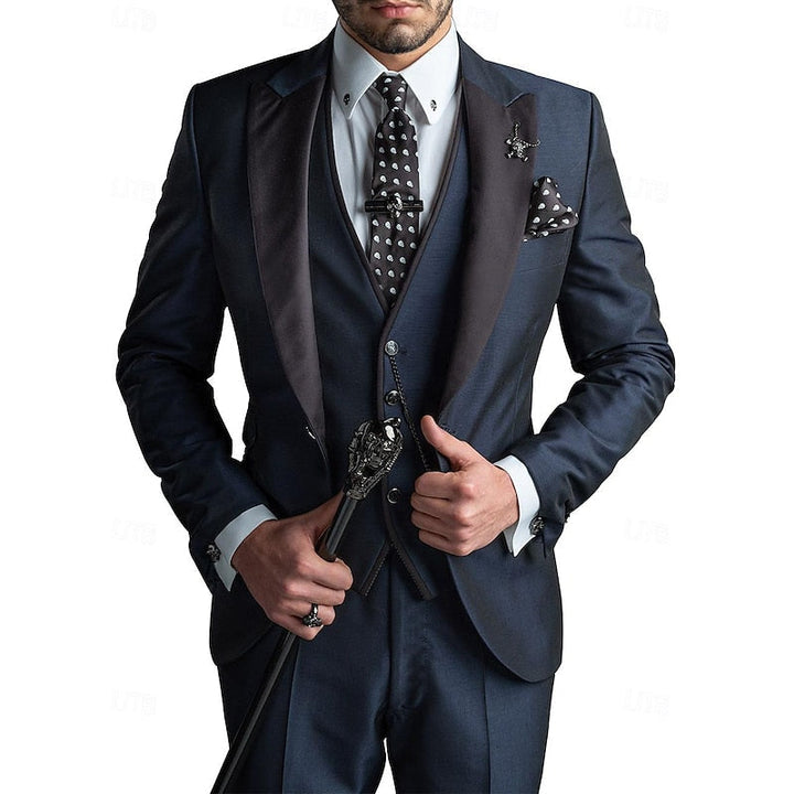 Three-Piece Linen Set for Men: Business Blazer, Vest and Trousers afbeelding 5