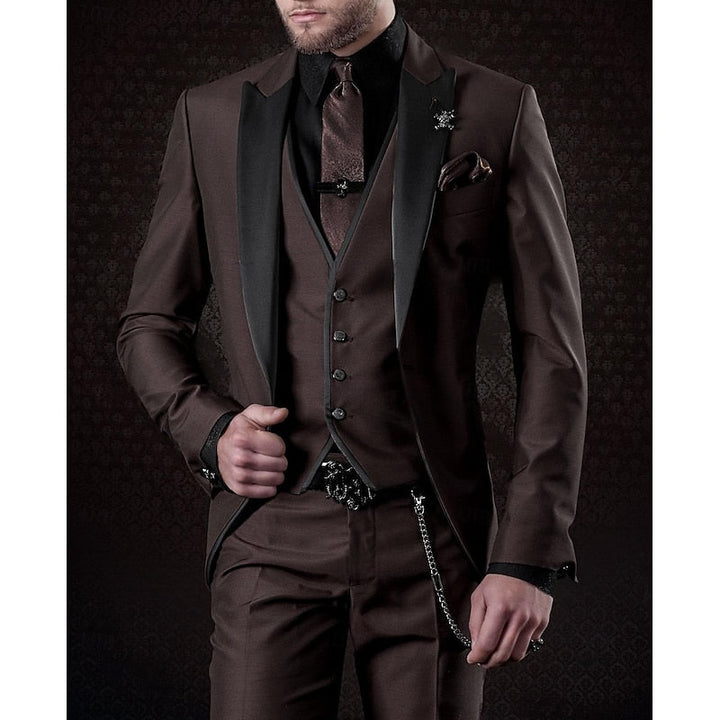 Three-Piece Linen Set for Men: Business Blazer, Vest and Trousers afbeelding 3