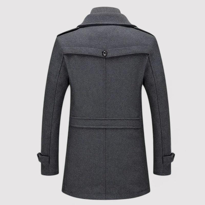 Ancien | Men's Wool Trench Coat afbeelding 5
