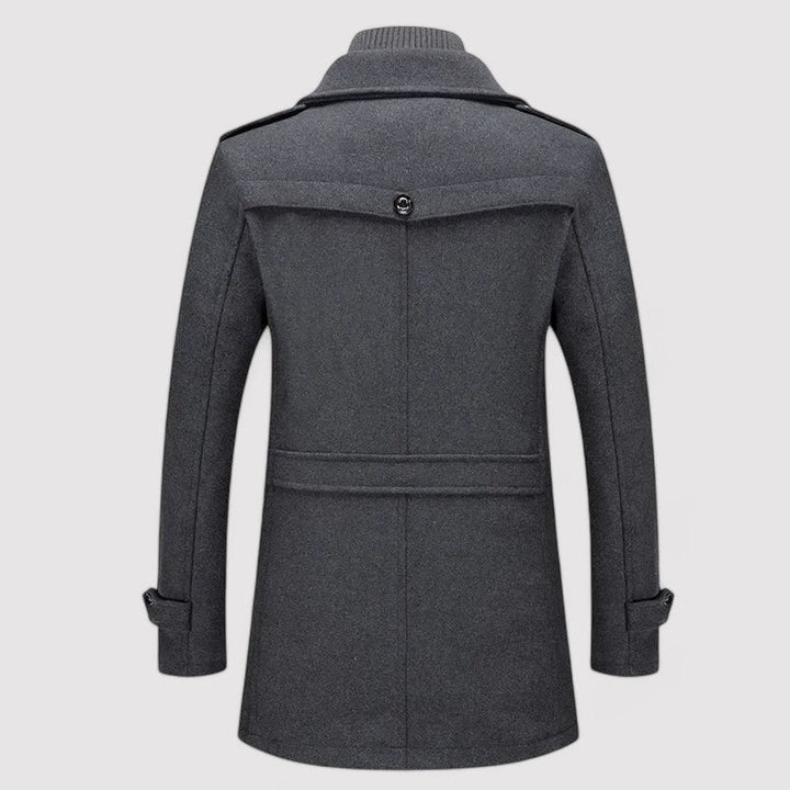 Ancien | Men's Wool Trench Coat afbeelding 5