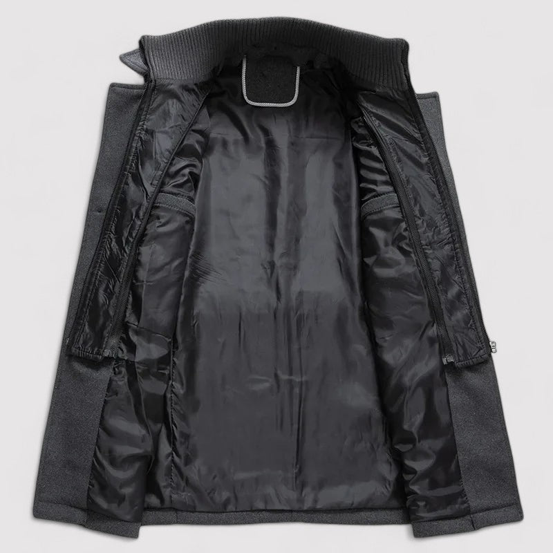 Ancien | Men's Wool Trench Coat afbeelding 4