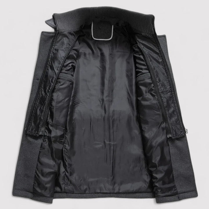 Ancien | Men's Wool Trench Coat afbeelding 4
