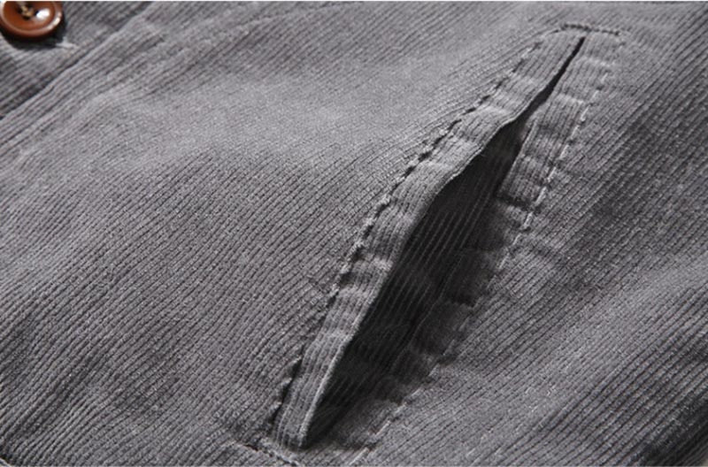 West Louis™ New Trend Fur Lining Corduroy Jacket afbeelding 8