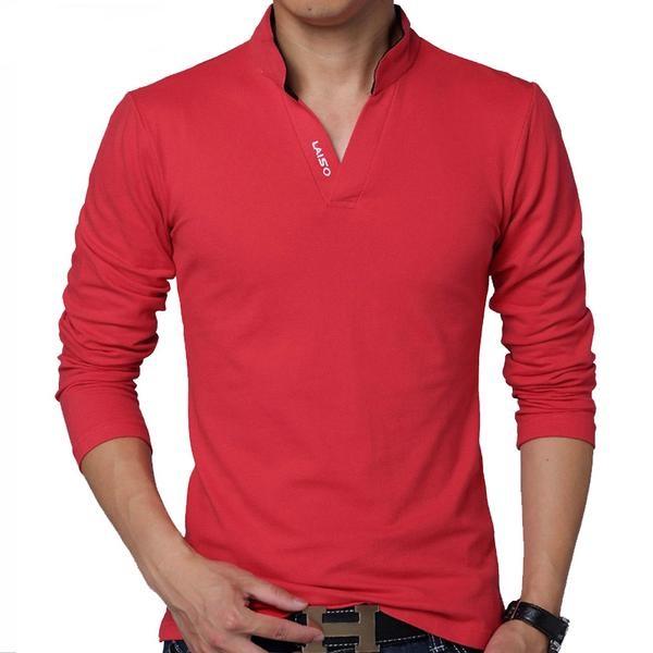 West Louis™ Long Sleeve Slim Fit T Shirt afbeelding 1