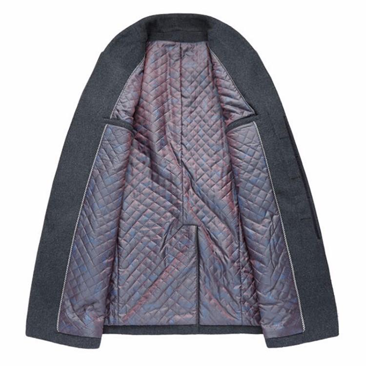 West Louis™ Winter Woolen Long Peacoat afbeelding 2