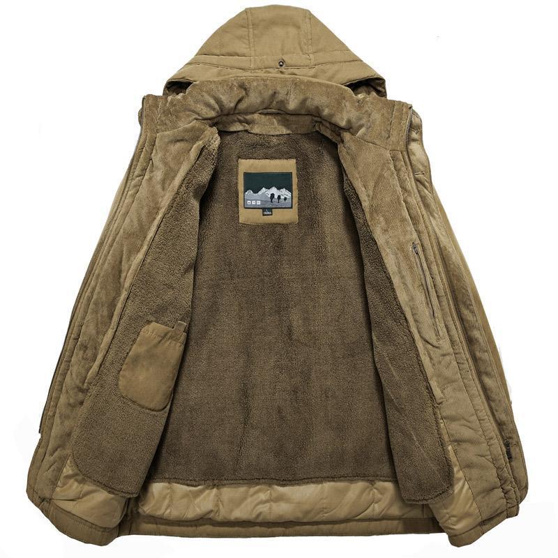 West Louis™ Men Warm Heavy Wool Parka afbeelding 4
