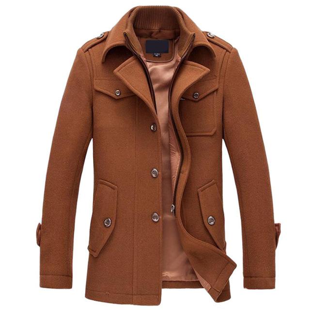 West Louis™ Wool Winter Warm Outerwear Coat afbeelding 1