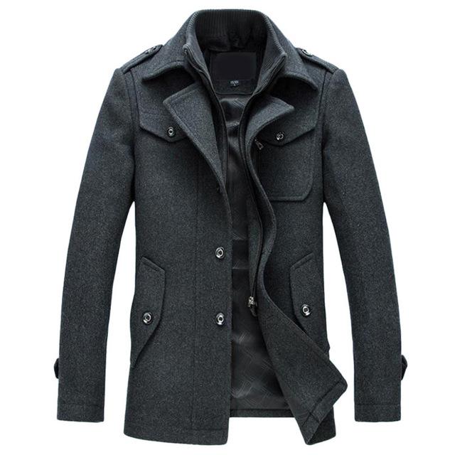 West Louis™ Wool Winter Warm Outerwear Coat afbeelding 2
