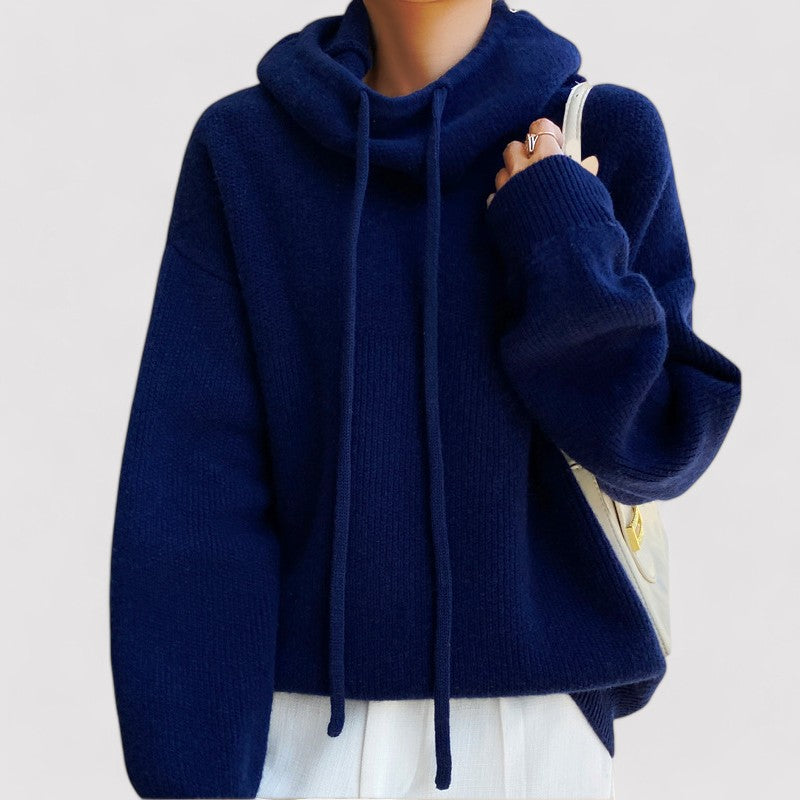 Ancien | Women's Wool Knitted Hoodie afbeelding 8