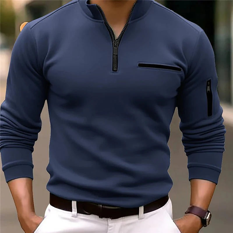 Gents | Luxury Quarter-Zip Sweater afbeelding 2