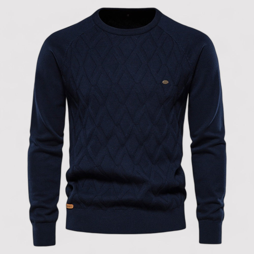 Ancien | Knitted Oxford Men's Sweater afbeelding 6