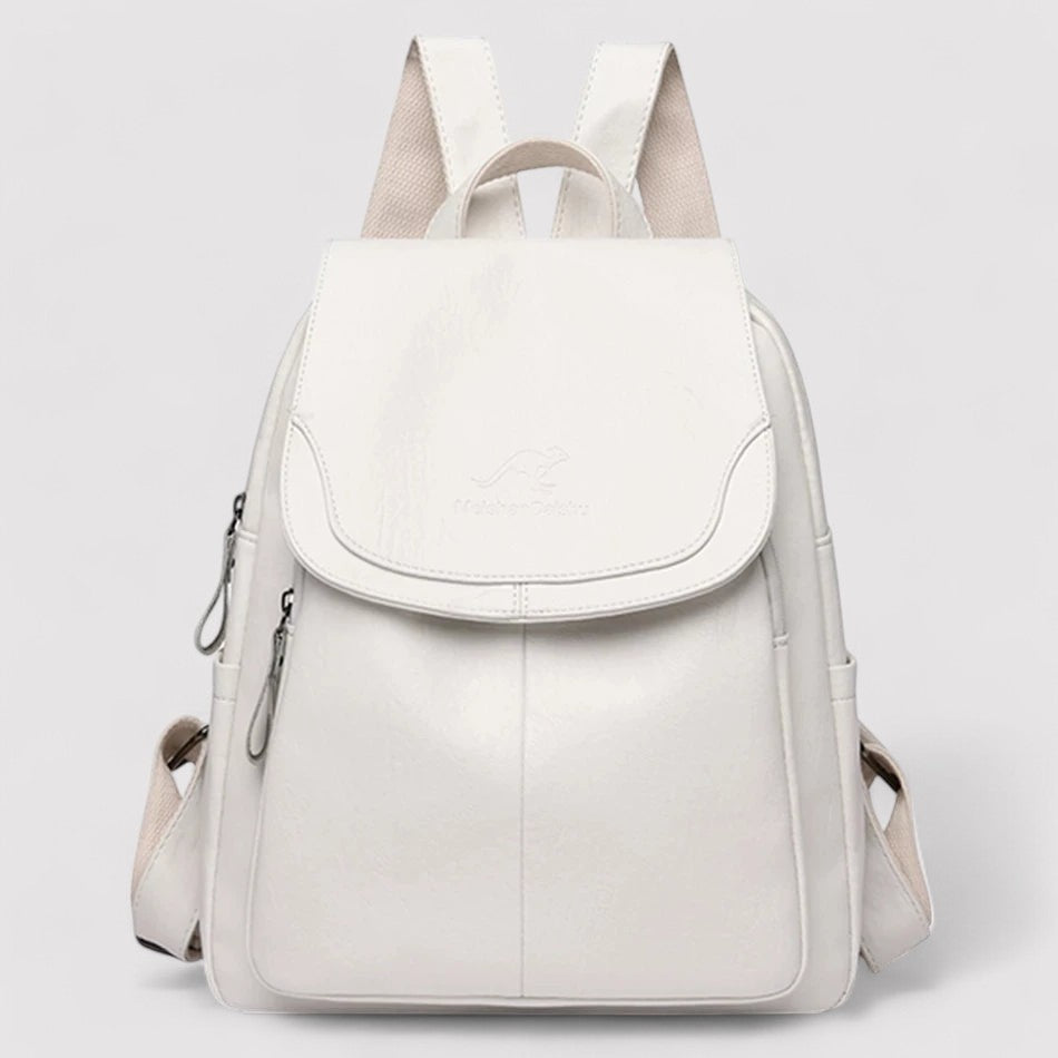 Ancien | Anti-Theft Leather Backpack afbeelding 2