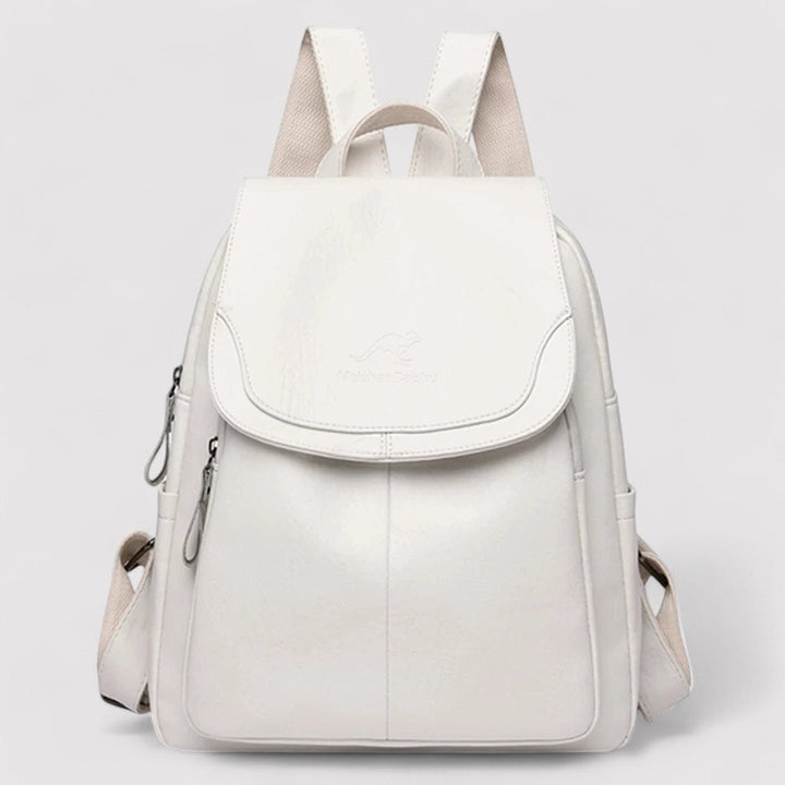 Ancien | Anti-Theft Leather Backpack afbeelding 2