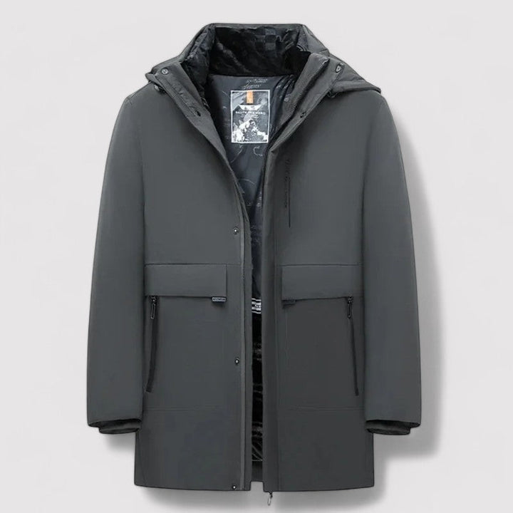 Ancien | Men’s Windproof Winter Parka Jacket with Warm Lining afbeelding 7