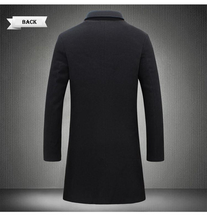 West Louis™ Business-Man Windproof Long Coat afbeelding 7