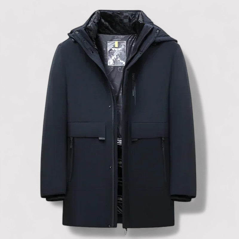 Ancien | Men’s Windproof Winter Parka Jacket with Warm Lining afbeelding 13