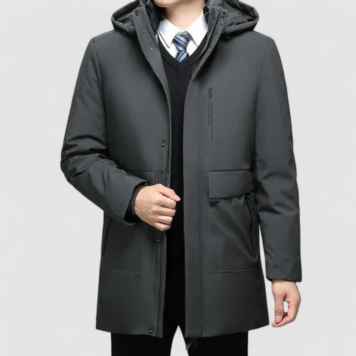 Ancien | Men’s Windproof Winter Parka Jacket with Warm Lining afbeelding 15