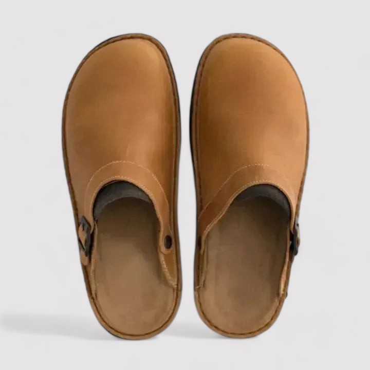 Ancien | Orthopaedic Leather Shoes-Slippers Unisex afbeelding 4
