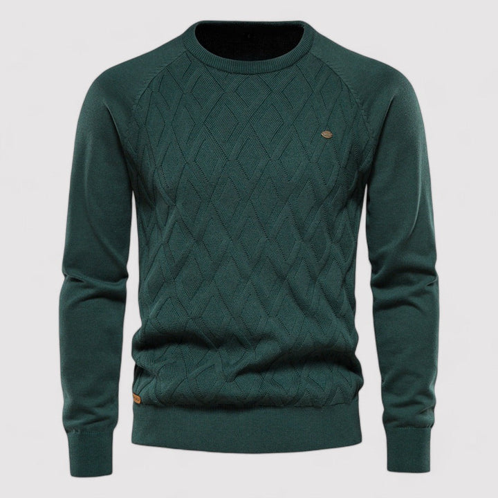 Ancien | Knitted Oxford Men's Sweater afbeelding 4