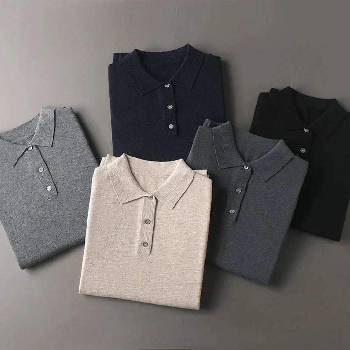 Ancien | Cashmere Polo With Long Sleeves afbeelding 2