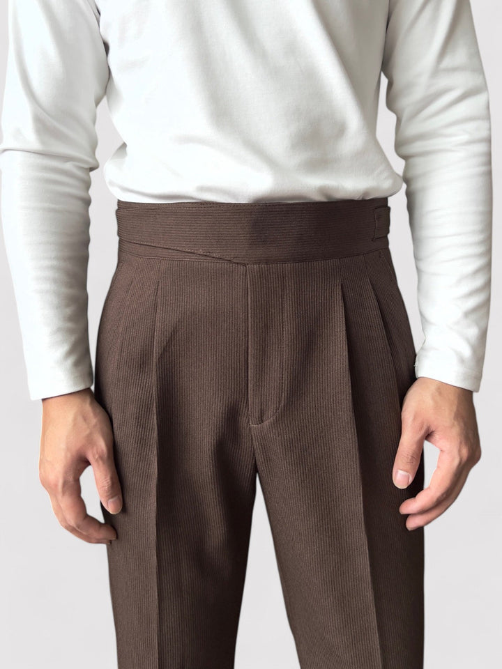 Ancien | Men's Old Money High Waist Gurkha Pantalon afbeelding 6