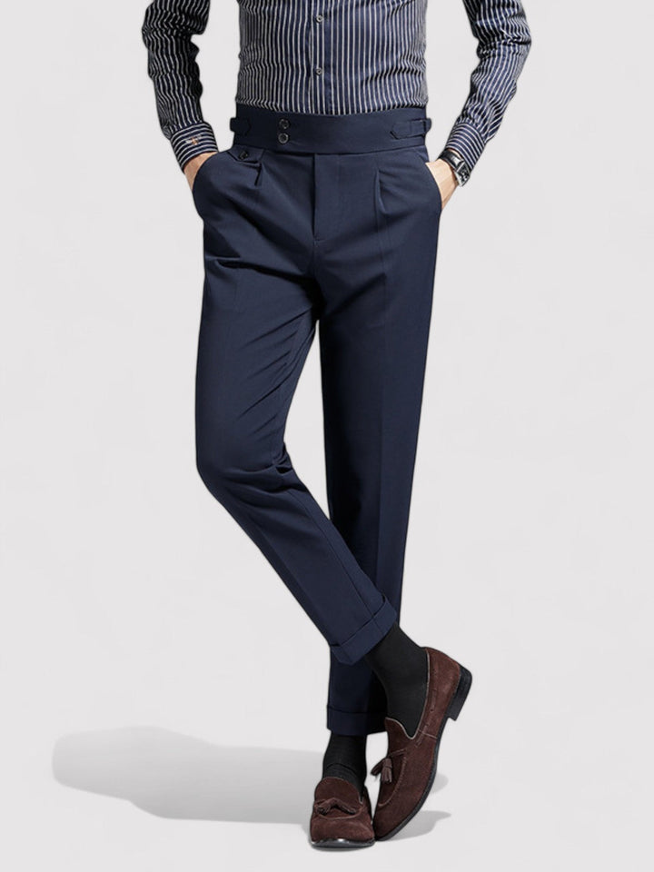 Ancien | Men's Naples Wrinkle Free High-Waist Pantalon afbeelding 3
