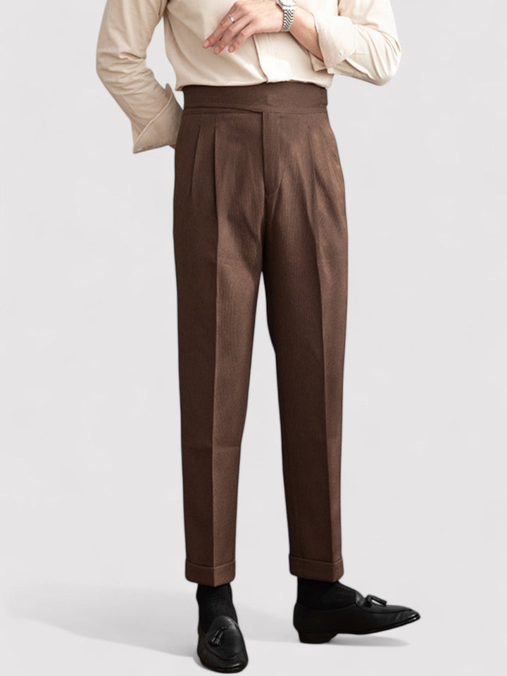 Ancien | Men's Old Money High Waist Gurkha Pantalon afbeelding 5
