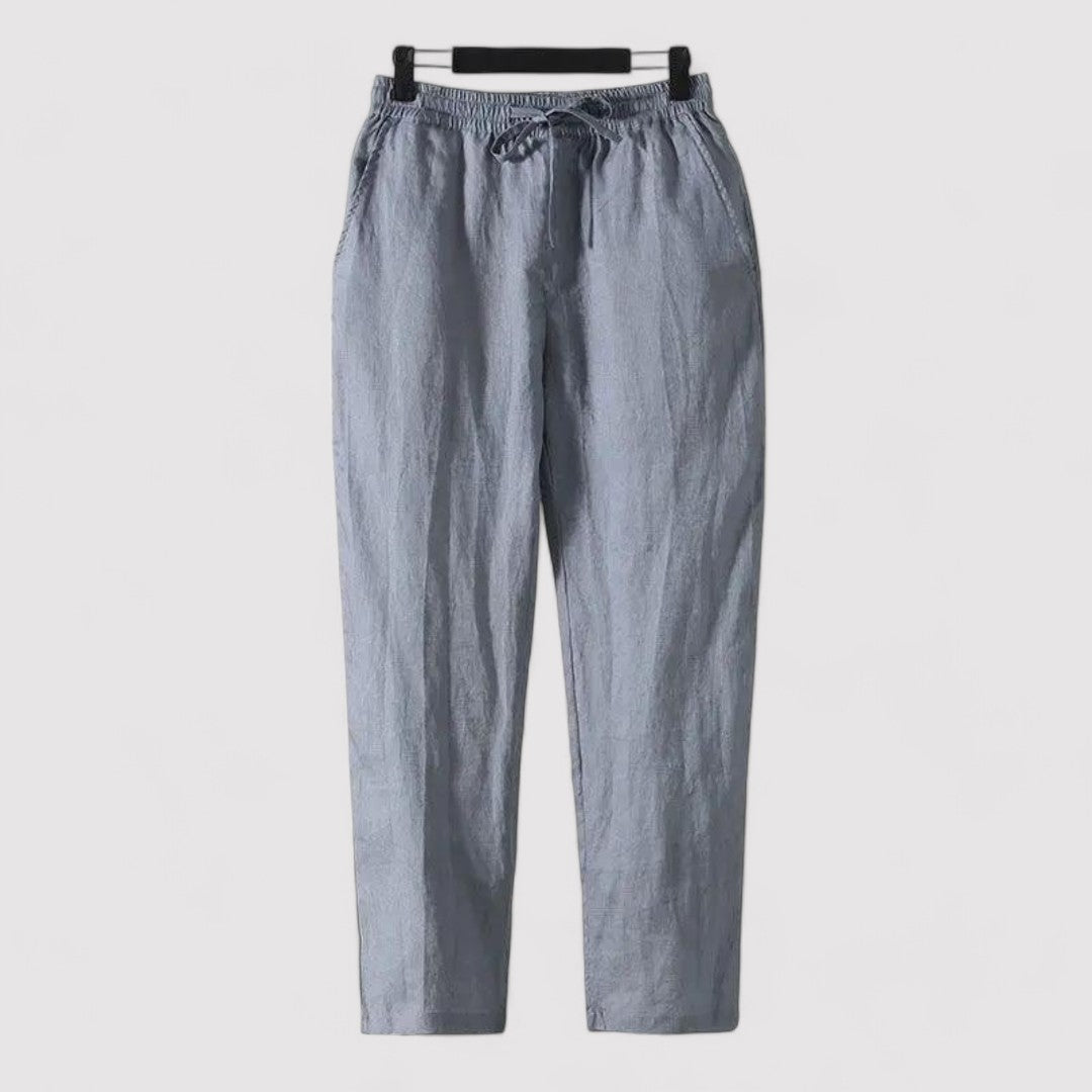 Ancien | Linen Pantalon (Straight Fit) afbeelding 3