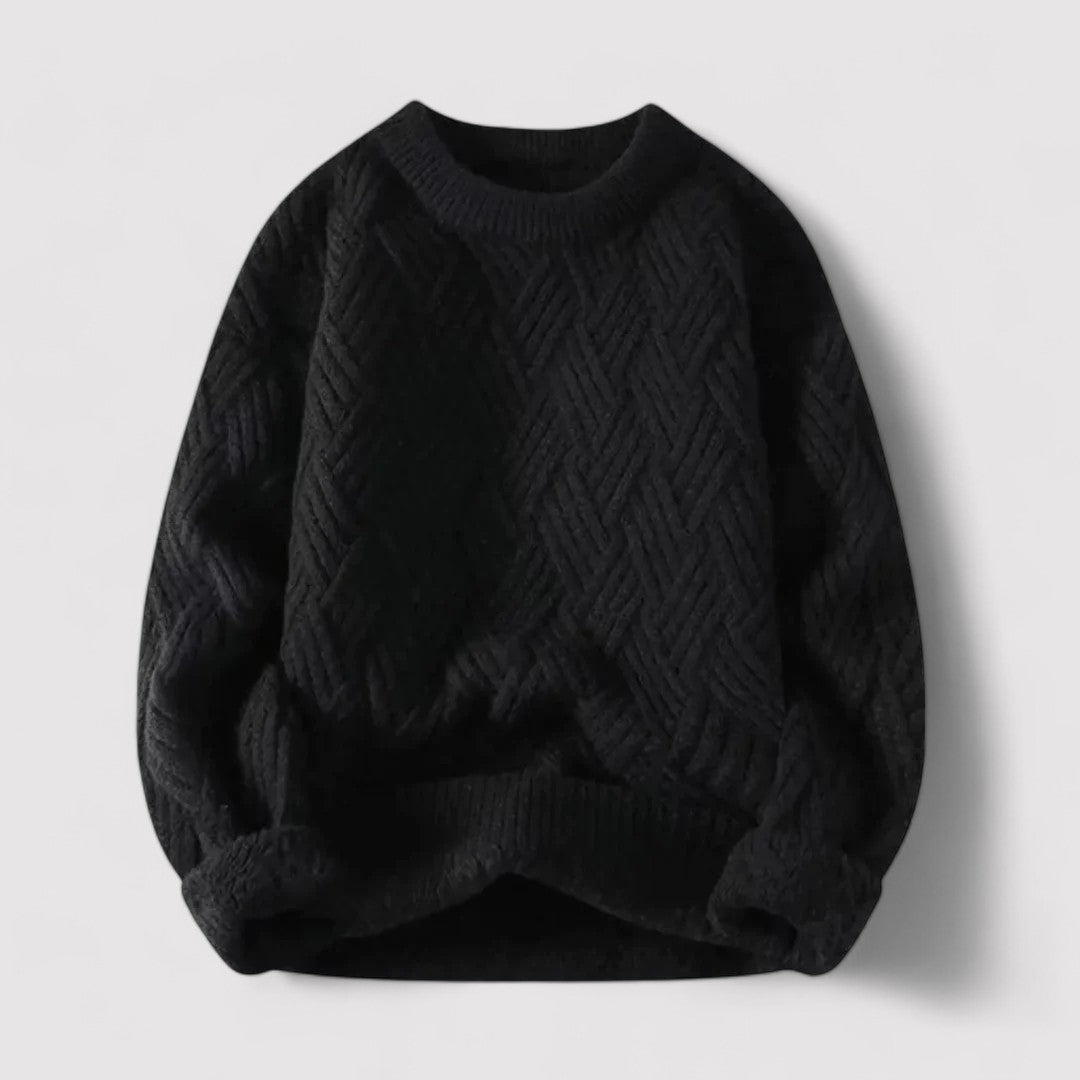 Ancien | Herringbone Cable Knit Sweater afbeelding 8