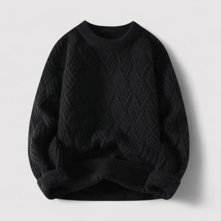 Ancien | Herringbone Cable Knit Sweater afbeelding 8