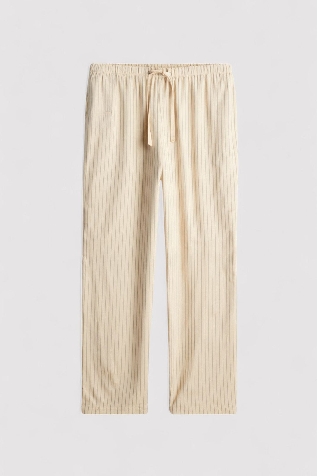 Ancien | Men's Old Money Breathable Solid Drawstring Linen Pants afbeelding 1