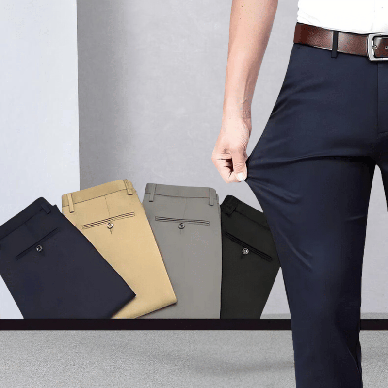 Made Gents | Stretch Broek Voor Heren | 50% Korting! afbeelding 1