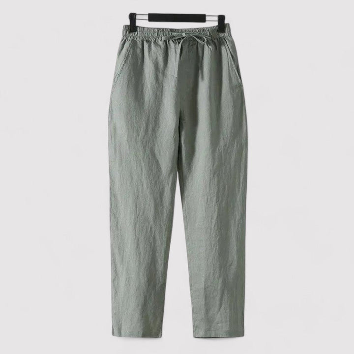 Ancien | Linen Pantalon (Straight Fit) afbeelding 4