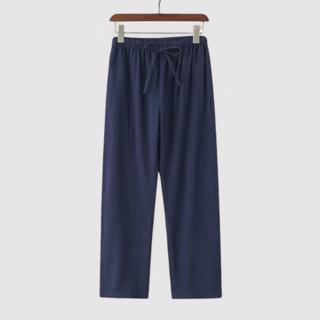 Ancien | Linen Pantalon (Oversized Fit) afbeelding 5