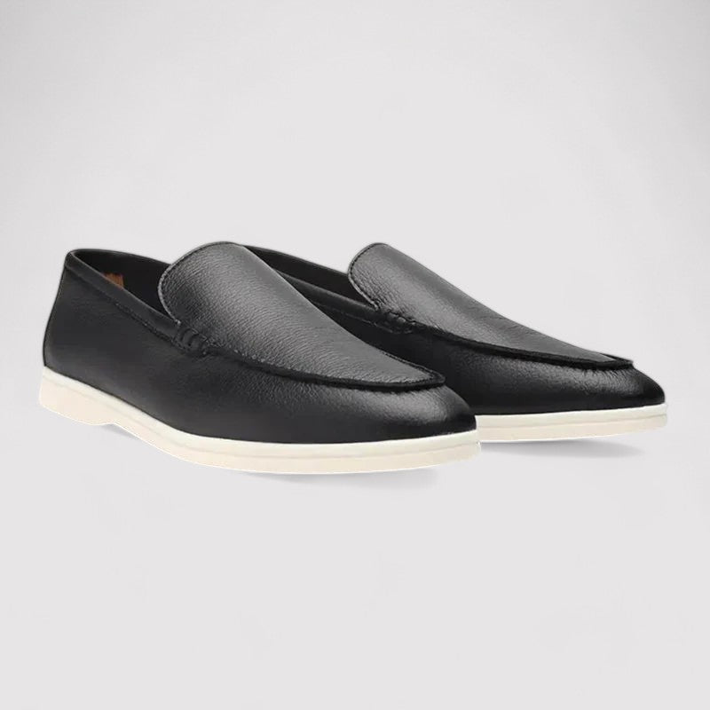 Ancien | Old Money Cowhide Leather Loafers afbeelding 1