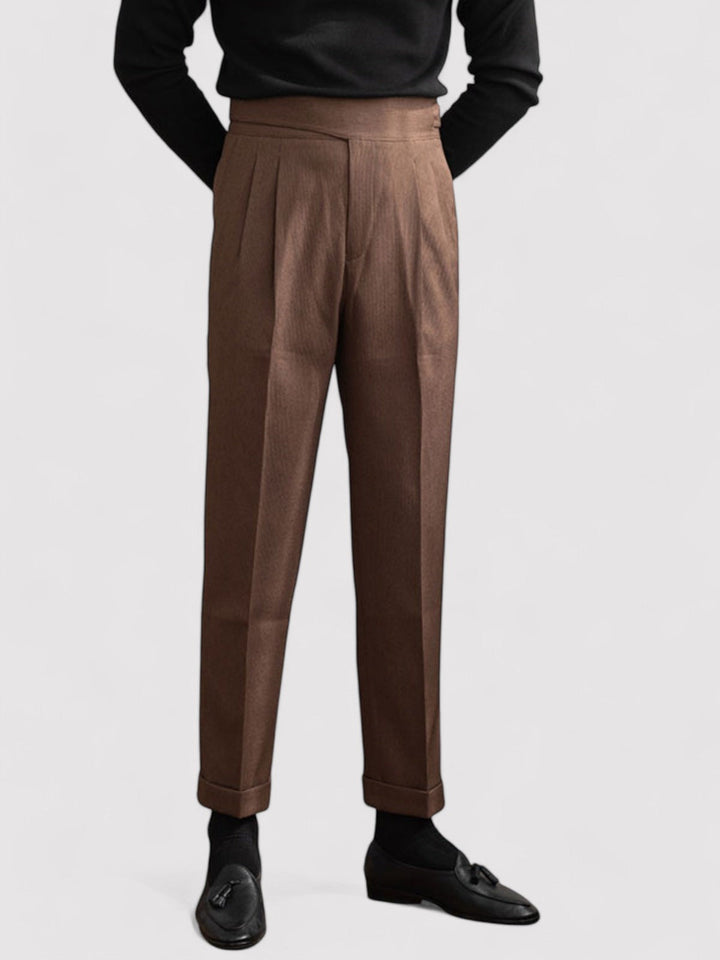 Ancien | Men's Old Money High Waist Gurkha Pantalon afbeelding 4