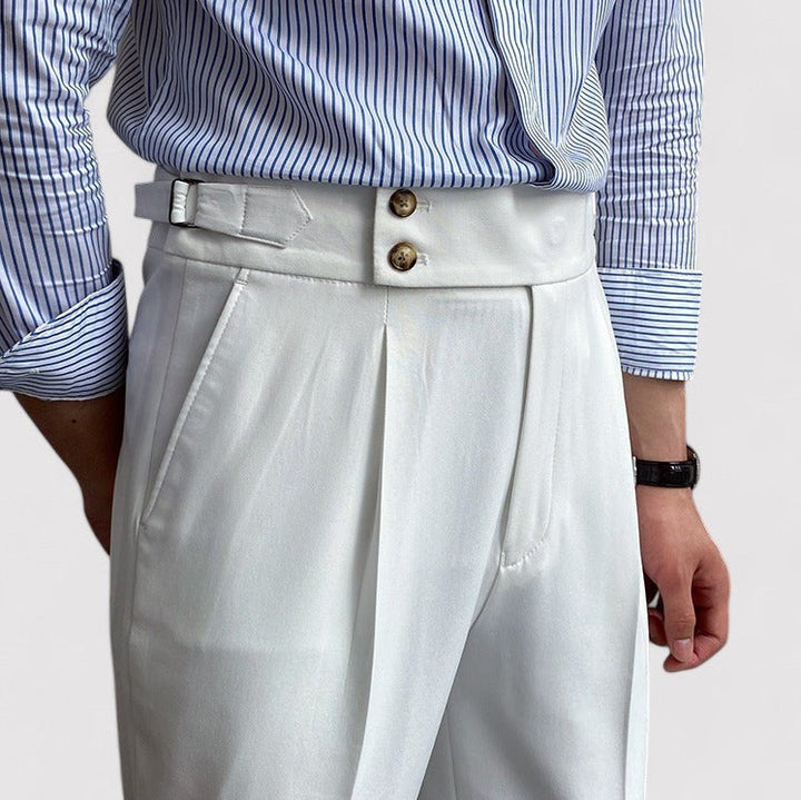 Ancien | Men's Portofino Pleated Trousers afbeelding 4