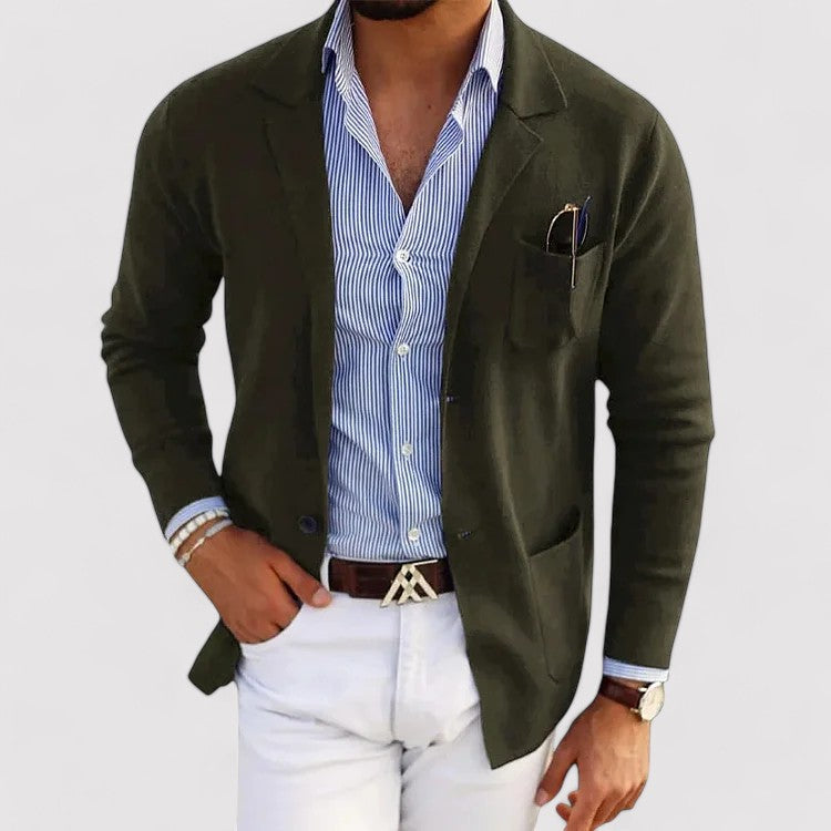Ancien | Stylish Men's Blazer with Casual Button Pockets and Lapel Collar afbeelding 6