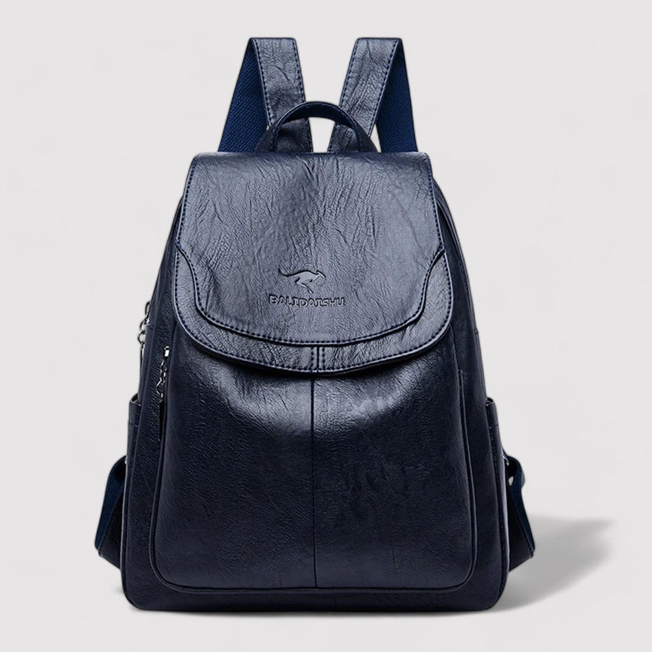 Ancien | Anti-Theft Leather Backpack afbeelding 5