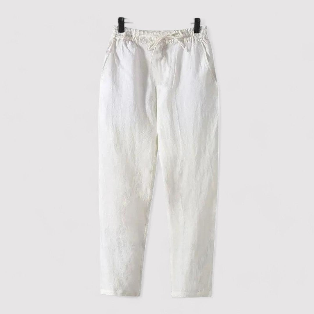 Ancien | Linen Pantalon (Straight Fit) afbeelding 2