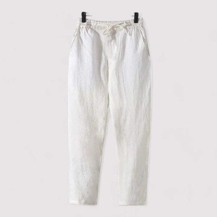 Ancien | Linen Pantalon (Straight Fit) afbeelding 2